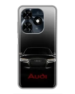 Чохол для TECNO Spark 20c з картинкою «Audi — градієнтний контур»