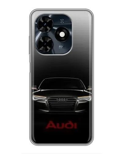 Чохол для TECNO Spark 20c з картинкою «Audi — градієнтний контур»