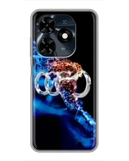 Чохол для TECNO Spark 20c з картинкою «Енергія лого Audi»