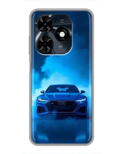 Чохол для TECNO Spark 20c з картинкою «Audi — блакитна енергія»