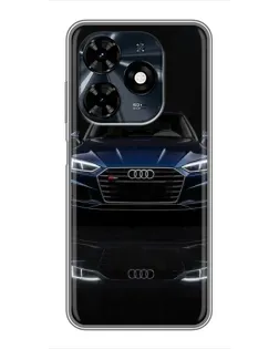 Чохол для TECNO Spark 20c з картинкою «Audi — нічне відображення»