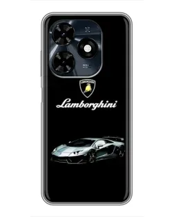 Чохол для TECNO Spark 20c з картинкою «Логотип Lamborghini класика»