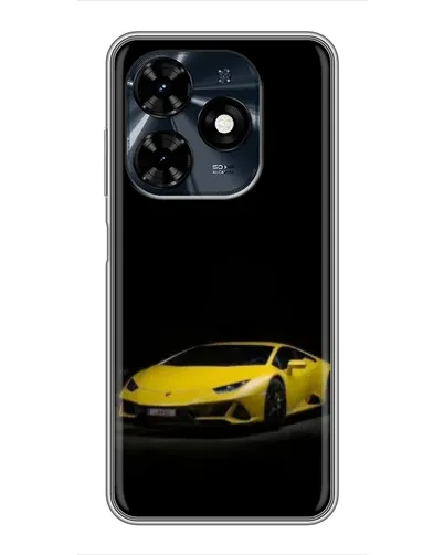 Чохол для TECNO Spark 20c з картинкою «Lamborghini жовтий акцент» Чохол для TECNO Spark 20c з картинкою «Lamborghini жовтий акцент»