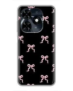 Чохол для TECNO Spark 20c з картинкою «Бант-квітка»