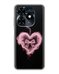Чохол для TECNO Spark 20c з картинкою «Димчасте серце»
