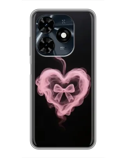 Чохол для TECNO Spark 20c з картинкою «Димчасте серце»