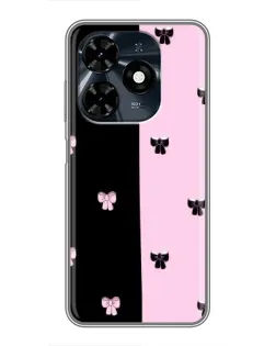 Чохол для TECNO Spark 20c з картинкою «Контрастні банти»