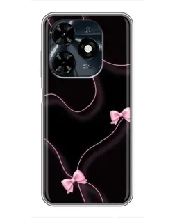 Чохол для TECNO Spark 20c з картинкою «Рожеві стрічки»