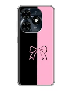 Чохол для TECNO Spark 20c з картинкою «Половинки банту»