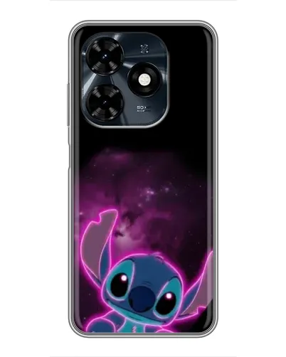 Чехол для TECNO Spark 20c с картинкой «Неоновый Stitch» Чехол для TECNO Spark 20c с картинкой «Неоновый Stitch»