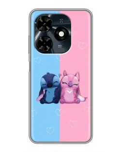 Чехол для TECNO Spark 20c с картинкой «Stitch и Angel Love» Чехол для TECNO Spark 20c с картинкой «Stitch и Angel Love»