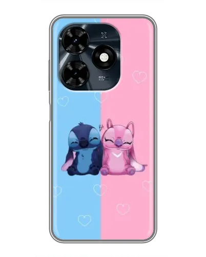 Чехол для TECNO Spark 20c с картинкой «Stitch и Angel Love» Чехол для TECNO Spark 20c с картинкой «Stitch и Angel Love»