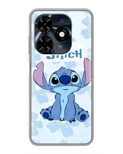 Чехол для TECNO Spark 20c с картинкой «Stitch среди цветов» Чехол для TECNO Spark 20c с картинкой «Stitch среди цветов»
