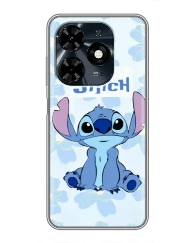 Чехол для TECNO Spark 20c с картинкой «Stitch среди цветов» Чехол для TECNO Spark 20c с картинкой «Stitch среди цветов»