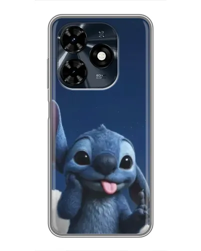 Чехол для TECNO Spark 20c с картинкой «Стич в облаках» Чехол для TECNO Spark 20c с картинкой «Стич в облаках»