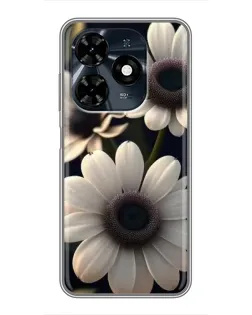 Чохол для TECNO Spark 20c з картинкою «Білі маргаритки макро» Чохол для TECNO Spark 20c з картинкою «Білі маргаритки макро»