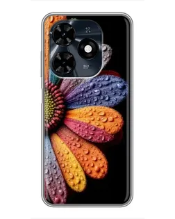 Чохол для TECNO Spark 20c з картинкою «Райдужна квітка» Чохол для TECNO Spark 20c з картинкою «Райдужна квітка»