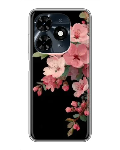 Чохол для TECNO Spark 20c з картинкою «Рожева гілка сакури»