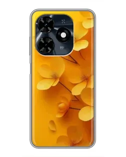 Чохол для TECNO Spark 20c з картинкою «Золоті пелюстки» Чохол для TECNO Spark 20c з картинкою «Золоті пелюстки»