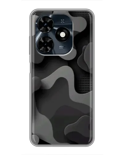 Чохол для TECNO Spark 20c з картинкою «Темний абстрактний камуфляж» Чохол для TECNO Spark 20c з картинкою «Темний абстрактний камуфляж»