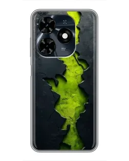 Чохол для TECNO Spark 20c з картинкою «Салатовий розлом скелі» Чохол для TECNO Spark 20c з картинкою «Салатовий розлом скелі»