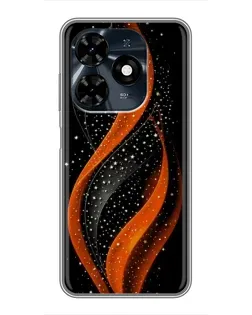 Чохол для TECNO Spark 20c з картинкою «Вогняна зоряна хвиля» Чохол для TECNO Spark 20c з картинкою «Вогняна зоряна хвиля»
