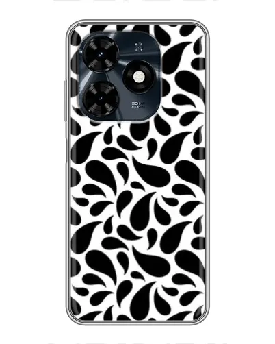 Чохол для TECNO Spark 20c з картинкою «Контрастні чорні краплі» Чохол для TECNO Spark 20c з картинкою «Контрастні чорні краплі»