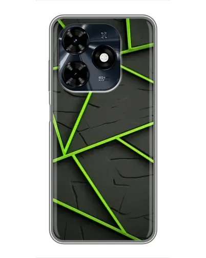 Чохол для TECNO Spark 20c з картинкою «Зелені геометричні лінії» Чохол для TECNO Spark 20c з картинкою «Зелені геометричні лінії»