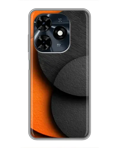 Чохол для TECNO Spark 20c з картинкою «Геометрія помаранчевих кіл» Чохол для TECNO Spark 20c з картинкою «Геометрія помаранчевих кіл»