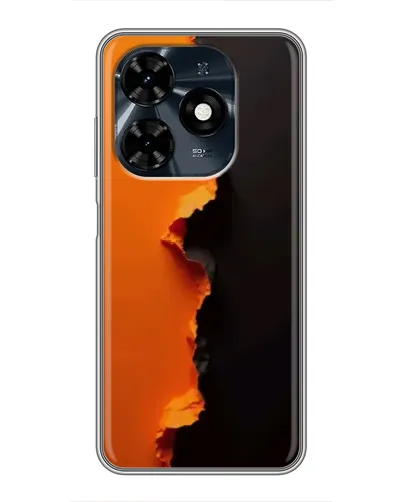 Чохол для TECNO Spark 20c з картинкою «Помаранчевий розлом» Чохол для TECNO Spark 20c з картинкою «Помаранчевий розлом»