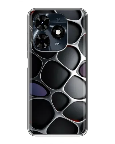 Чохол для TECNO Spark 20c з картинкою «Об'ємна темна решітка» Чохол для TECNO Spark 20c з картинкою «Об'ємна темна решітка»