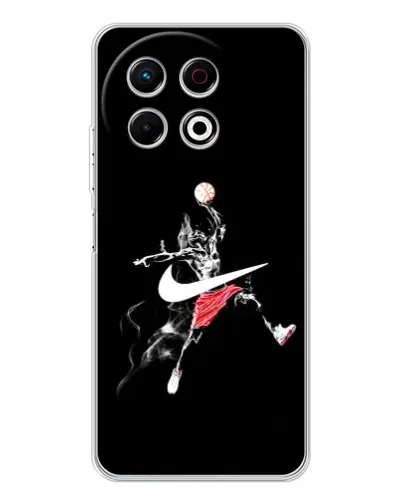 Чехол для TECNO Spark 30 Pro с картинкой «Jordan Jumpman» Чехол для TECNO Spark 30 Pro с картинкой «Jordan Jumpman»