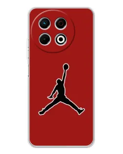 Чехол для TECNO Spark 30 Pro с картинкой «Jordan Red Back»