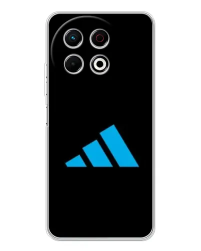 Чехол для TECNO Spark 30 Pro с картинкой «Adidas Cyan Logo»
