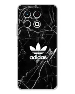 Чехол для TECNO Spark 30 Pro с картинкой «Белый мрамор Adidas»