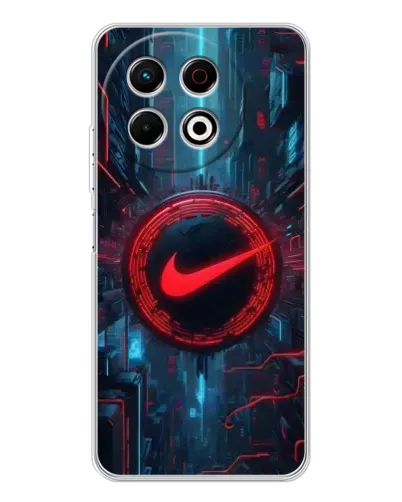 Чехол для TECNO Spark 30 Pro с картинкой «Техногенный стиль Nike»