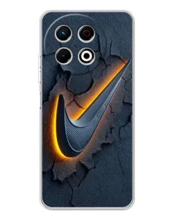 Чехол для TECNO Spark 30 Pro с картинкой «Объемный логотип Найк»