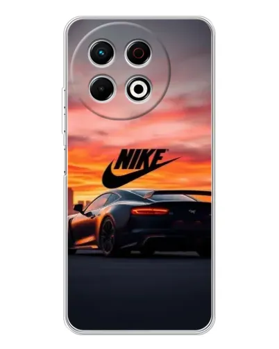 Чехол для TECNO Spark 30 Pro с картинкой «Nike и суперкар»