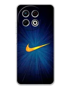 Чохол для TECNO Spark 30 Pro з картинкою «Синій пульс Nike»