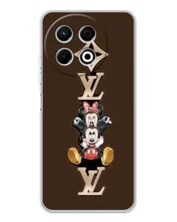 Чехол для TECNO Spark 30 Pro с картинкой «LV и Микки Маус»
