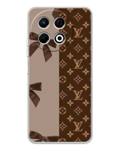Чехол для TECNO Spark 30 Pro с картинкой «Louis Vuitton — банты»