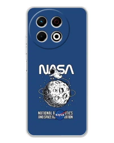 Чохол для TECNO Spark 30 Pro з картинкою «NASA — місячна місія» Чохол для TECNO Spark 30 Pro з картинкою «NASA — місячна місія»