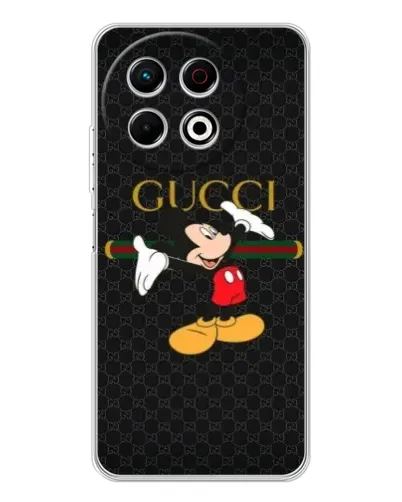 Чехол для TECNO Spark 30 Pro с картинкой «Микки Маус Gucci»