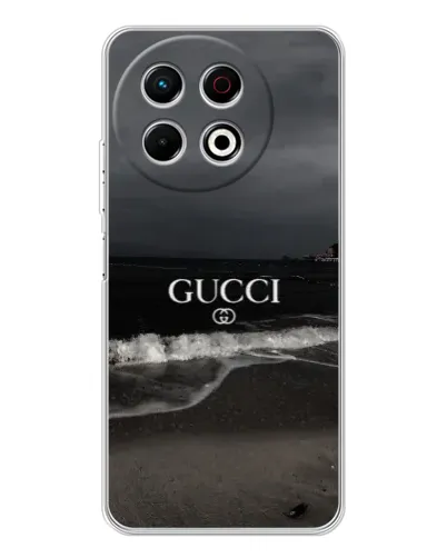Чехол для TECNO Spark 30 Pro с картинкой «Gucci — морской прибой»