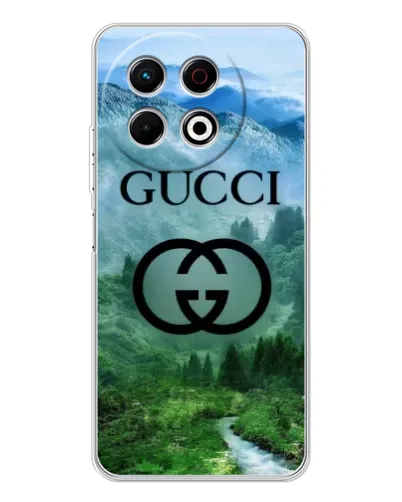 Чехол для TECNO Spark 30 Pro с картинкой «Gucci — горный пейзаж»