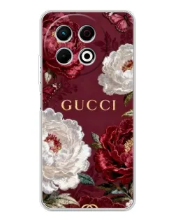 Чехол для TECNO Spark 30 Pro с картинкой «Gucci — бордовые розы»