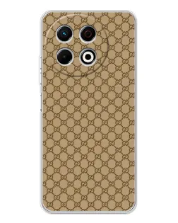 Чехол для TECNO Spark 30 Pro с картинкой «Gucci — классический беж»