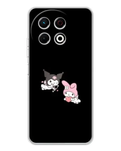 Чехол для TECNO Spark 30 Pro с картинкой «My Melody и Kuromi»