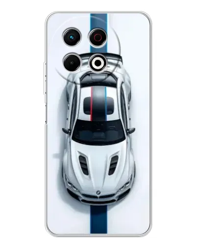Чехол для TECNO Spark 30 Pro с картинкой «Вид сверху — BMW M»