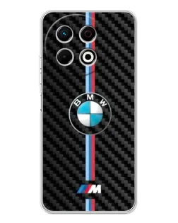 Чехол для TECNO Spark 30 Pro с картинкой «Эмблема BMW и карбон»